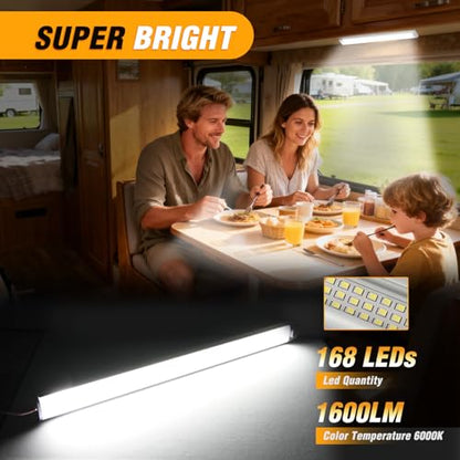 Nilight LED Interior Light Bar 6PCS 15.4 Inch Strip Lights White - color: White Interior Lights-15.4" 6PCS