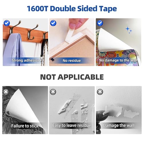 3M Double Sided Tape Mounting Foam2×16.5ft Picture Hanging Adhesive Strips - size: 2in*16.5ft