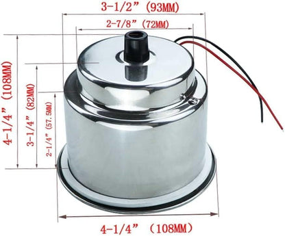 2Pcs Blue LED Boat Cup Drink Holder,Stainless Steel Polished Cup Holder for Boat,12V,Water Proof for Marine Boat Rv Camper