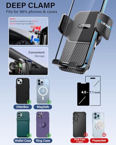 SKYLOTEC Car Phone Holder for Honda CR-V HR-V 2023-2026/Pilot 2023-2025 - color: Universal Holder, size: CRV/HRV/Pilot 2023-2026 (7/9 inch screen)