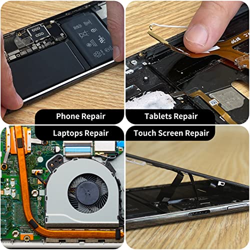 2mm / 3mm x 50M LCD Repair Tape Phone Screen Adhesive Tape LCD Touch Screen Repair Tape with 1 Tweezers for Cell Phone, iPad, Tablets, Laptops, LCD Screen - size: 2mm+3mm