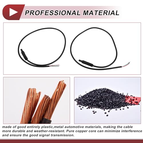 for Monitor and Backup Reverse Rear View Parking Camera Video Cable Extension Backup Camera 4Pin Female Video Cable 0.5m/1.64ft Black Plastic,Metal - size: 0.5m/1.64ft, style: 4Pin