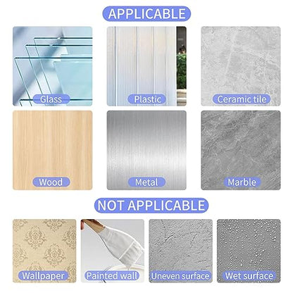 Adhesive Pads, 10PCS Double Sided Circular Mounting Tape, Waterproof, Heavy Duty, Removable, Clear, 2in (50mm), for Walls Hanging, Indoor Use - size: 10 Pieces - Circle (2 inch Diameter)