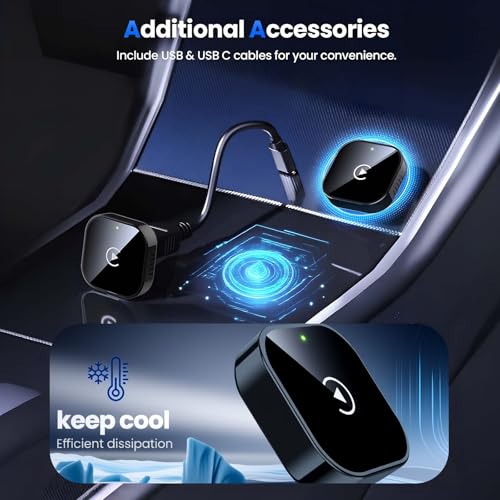 2026 Wireless CarPlay Adapter for iPhone & Android Device