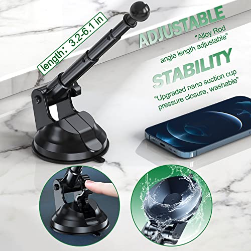 Z Fold 7 Car Mount Accessories, Gravity Linkage, Suction Cup - color: Black-D