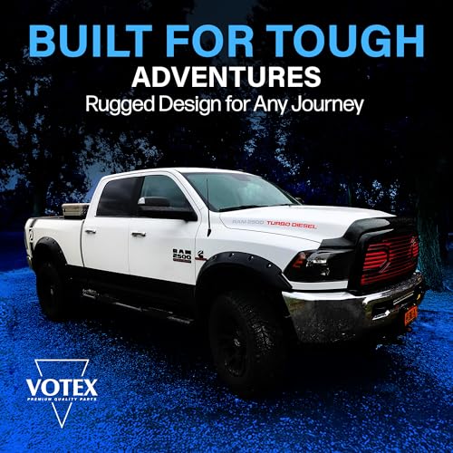 Votex Black Short Rubber 17-Inch Universal Car Antenna Kit - Durable, Flexible Outdoor FM Radio Antenna for Cars, Trucks, SUVs - Easy Installation, Stainless Steel Threads, Enhanced Reception