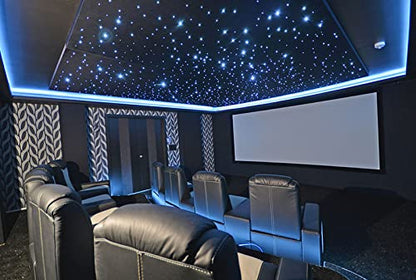 AZIMOM Bluetooth 20w Upgraded Fiber Optic Lights Twinkle Star Ceiling Lighting Kits 1100pcs0.03in13.1ft Fiber Strands Dual Port RGBW Sound Remote Control Light Source Home Indoor Car Ceiling Decor - size: Star+1100pcs*0.03in*13.1ft
