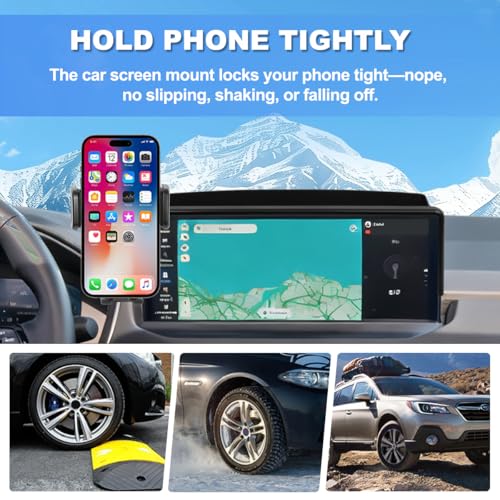 Car Phone Holder Fit for 2023-2025 Honda Accord Accessories Phone Mount 12.3-inch Screen Fixed Clip, Cell Phone Automobile Cradles Hands-Free 360 Degree Rotation Not Affect Air Vent - size: 2023-2025 Honda Accord