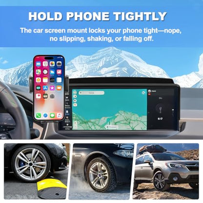 Car Phone Holder Fit for 2023-2025 Honda Accord Accessories Phone Mount 12.3-inch Screen Fixed Clip, Cell Phone Automobile Cradles Hands-Free 360 Degree Rotation Not Affect Air Vent - size: 2023-2025 Honda Accord