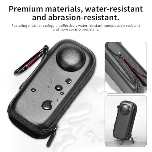 Camera Accessory Kit for Insta 360 X5 - Lens Guards, Silicone Case, Camera Case (Black, Unisex)