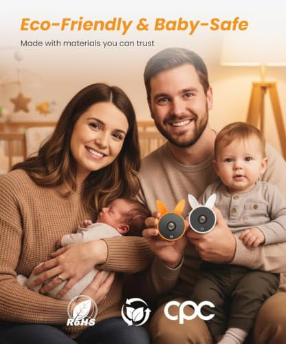 Babyvue Baby Car Camera Backseat Monitor USB Power - color: B-Orange