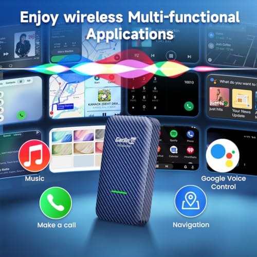 Carlinkit 4.0 Wireless CarPlay & Android Auto Adapter for OEM Wired CarPlay