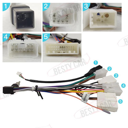 Fits for Toyota Sienna XL30 2010-2014 Car Radio Stereo Fascia Frame Double DIN 9 inch Dash Installation Mounting Kit