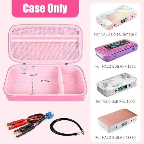 casmilee Hard Travel Case for Halo Bolt 58830 57720 and Air 58830 - color: Pink, style: Fit for Halo Bolt Ultimate 2