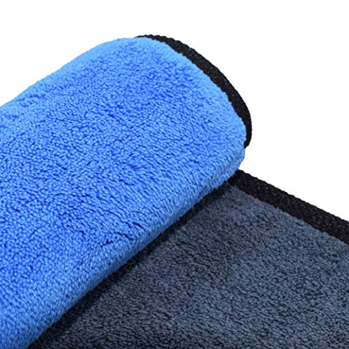 Kemes Microfiber Towels for Cars 3 Pieces 500 GSM polishing Cleaning Home, car and Motorbike - 12 x 12 Inches (30x30cm)