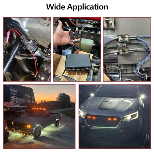 16 AWG 2 Pin Connector, 2 Wire Connector for Car, Truck, Boat, and Various Applications, Male and Female Wire Waterproof Connection (5 Kit) - size: 2 PIN