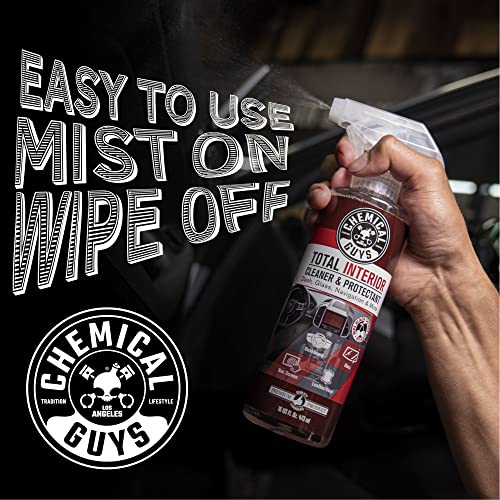 Chemical Guys Total Interior Cleaner & Protectant, Black Cherry, 16 oz - size: 16 Fl Oz (Pack of 1), style: Black Cherry