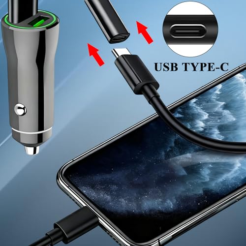 USB Type-C 2 Pin Bare Wire Cable,5V 3A 22AWG USB C Male Plug to 2 Pin Open End Pigtail Extension Power Cable for DIY Equipment Installed Replace Repair-0.5M/1.64FT (4PCS) - style: 0.5M/1.64FT-(4PCS)