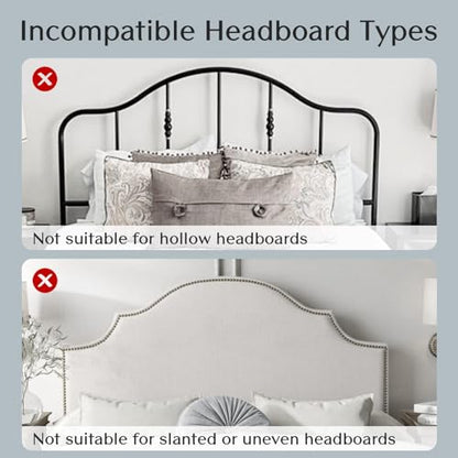 Solfres Patented Innovative Design Headboard Reading Light. No Drilling Golden Book Light for Bedtime Reading. Dimmable LED Book Reading Lamp with Bulb. Movable & Flexible, Silver - color: Silver, size: M