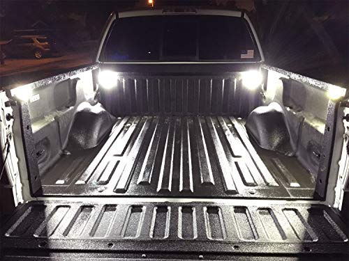 iJDMTOY 22-Diode 2-1/4-Inch LED Circle Under Hood, Truck Bed, Cargo Area Illumination Lighting Kit w/Relay On/Off Switch, Universal Fit for Car Truck SUV