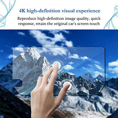 SKTU 2023 2024 2025 RAV4 Accessories Screen Protector 10.5 Inch for 2023-2025 Toyota RAV4/RAV4 Hybrid 10.5 Inch Navigation Tempered Glass HD Clear - color: 2023-2025 RAV4 10.5 Inch Glass