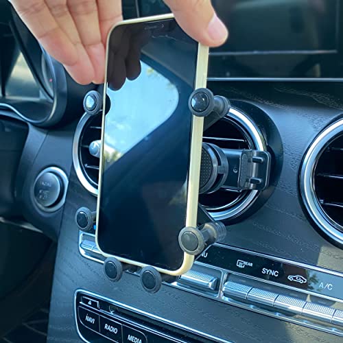 X-Rnio Car Phone Holder Mount Compatible with Mercedes Benz A-Class, B-Class,C-Class, E-Class,S-Class, GLA/GLB/GLC/GLE/GLS-Class 2016-2023 & Mini Cooper Accessories