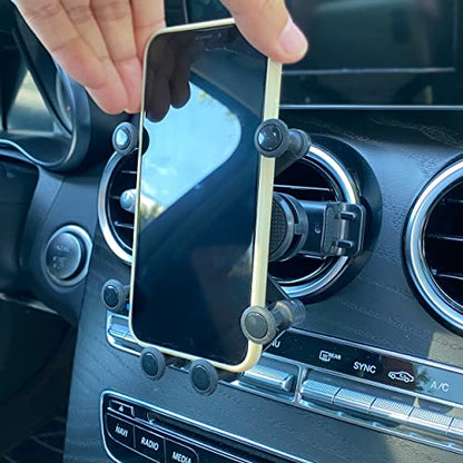X-Rnio Car Phone Holder Mount Compatible with Mercedes Benz A-Class, B-Class,C-Class, E-Class,S-Class, GLA/GLB/GLC/GLE/GLS-Class 2016-2023 & Mini Cooper Accessories
