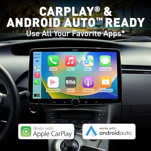 BOSS Audio Systems BCPA14 14 Inch CarPlay Android Bluetooth Car Stereo - style: BCPA14