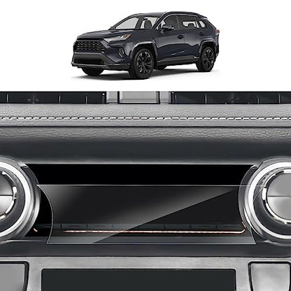 SKTU 2Pcs 2023 2024 2025 RAV4 Screen Protector for 2019-2025 Toyota RAV4 Air Conditioning Screen 2024 2025 RAV4 Accessories HD Clear Anti-Scratch - color: 2019-2025 RAV4 Air