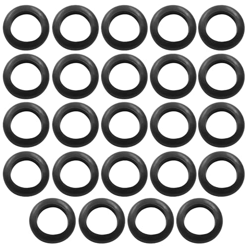 24 Pcs Rubber Grommet, 1" ID 1-1/16" Hole, Black - color: Black, size: 25mm (1 inch)-24pcs
