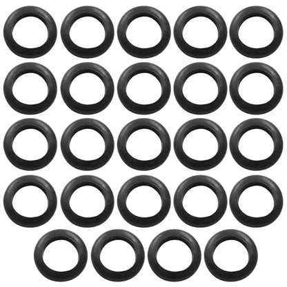 24 Pcs Rubber Grommet, 1" ID 1-1/16" Hole, Black - color: Black, size: 25mm (1 inch)-24pcs