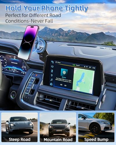 PZK Car Phone Mount for 2021-2024 Chevy Tahoe/Suburban/GMC Yukon 10.2-inch - color: Magsafe, size: Tahoe/Suburban/GMC Yukon/GMC Yukon XL 2021-2024