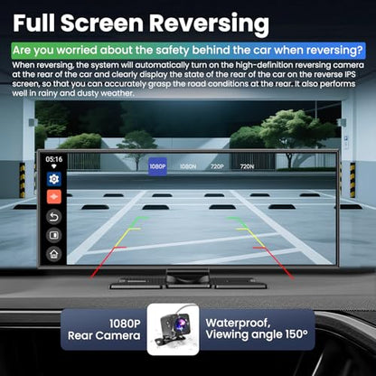 11.5 inch CarPlay Screen for Car, Built-in N-etflix/YouTube and Other apps