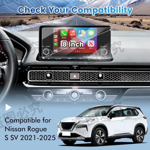 1PC Screen Protector Compatible with Honda Civic Sport LX EX 2022-2025 and CR-V 2023-2025 7-Inch Touchscreen, 11th Gen. Civic Accessories, 9H Anti-Glare Car Radio Tempered Glass Screen Cover - color: Honda Civic/CR-V 2023-2025 2026 CRV 7-Inch