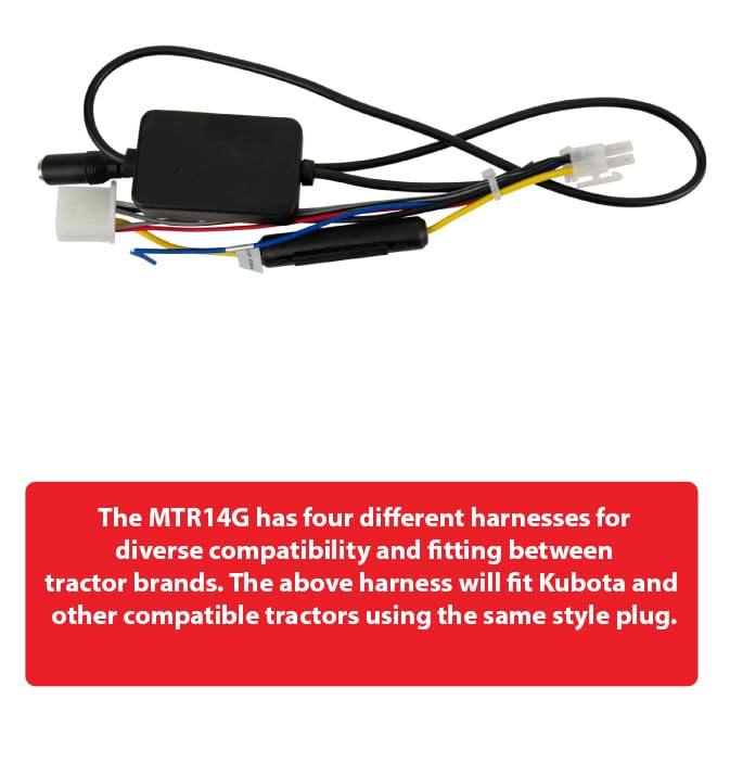 Dual Electronics TRKUB14G Tractor Radio for Kubota Bluetooth Weatherproof - style: Kubota