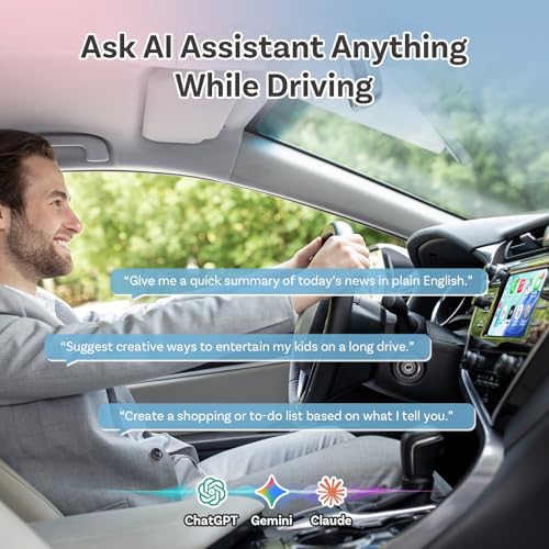 OTTOCAST 2026 Upgrade Mini Cube 3.0, 2-in-1 Wireless CarPlay & Android Auto Adapter, Plug & Play Dongle, Fast Auto-Reconnect, Dual-Band 5Ghz, for Cars with Wired CarPlay & Android Auto - color: Silver