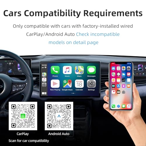 C5 Wireless CarPlay & Android Auto Adapter Car Play Mini Dongle