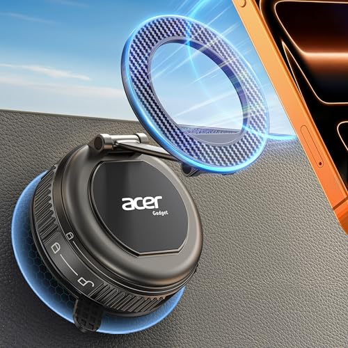 Acer Gadget Car Phone Mount, Vacuum Magnetic Phone Holders for Your Car