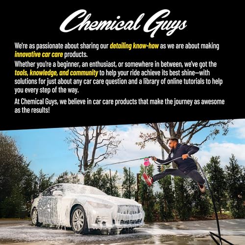 Chemical Guys ACCG08 Wheelie All Exterior Surface and Wheel Brush (Safe for Cars, Trucks, SUVs, RVs, Motorcycles, & More) Green (Pack of 12) - size: (Pack of 12), style: Wheelie