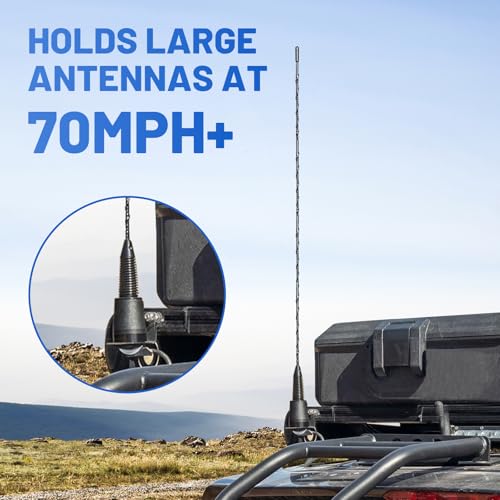 Anina L Bracket for NMO Antenna Mount 3/4 Hole Stainless Steel Bracket Compatible with Car Truck Heavy Duty L-Shaped for Mobile Radio Antennas (Pack of 2) - size: 3/4 Inch (Pack of 2)