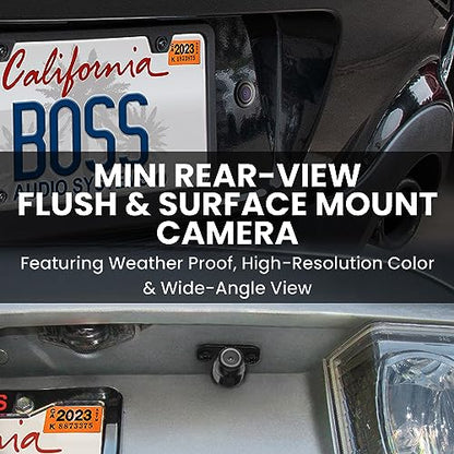 BOSS Audio Systems CAM21 Rearview License Plate Backup Camera, 170° Angle