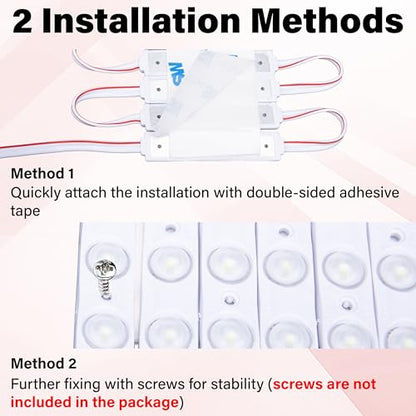 120 Led Van Interior Light Kits, 12V Led Light Strip, Cargo Van Accessories - color: 40 Modules(120 LED)
