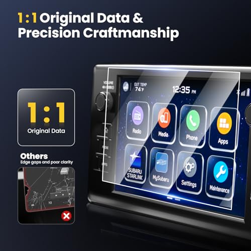 Karltys Screen Protector for 2022-2026 Toyota GR86/ 2022-2026 Subaru BRZ 8 Inch Navigation Tempered Glass [No Glare & Fingerprint] Tempered Glass Subaru BRZ Accessories - size: 8"Toyota GR86/ 2022-2026 Subaru BRZ