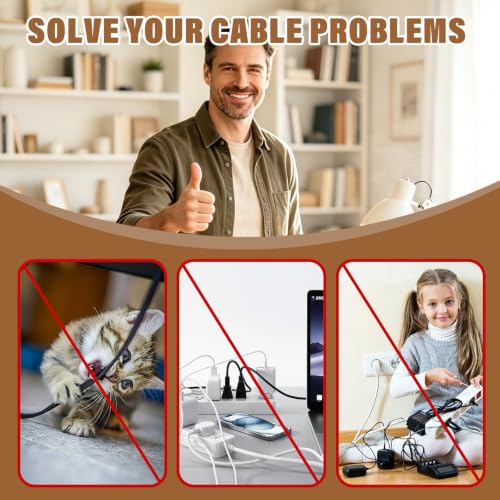 3/4''-26Ft Expandable Braided Cable Sleeve, PET Wire Loom for Home Device - color: Black, size: 3/4''-26ft