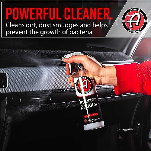 Adam's Polishes Interior Detailer 16 fl. oz (Cucumber Aloe) - Total Car Interior Cleaner, Protectant & Dressing | All Purpose Cleaner & Leather Conditioner | Vinyl, Dashboard, Screen, Seat Cleaner - size: 16 fl. oz