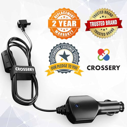 Car Charger Power Cord for Garmin Nuvi GPS, Garmin GPS Power Cord Replacement 5ft Long, Mini USB Charging Cable fit for Nuvi, Dezl, Drive, DriveSmart, DriveAssist, RV, Zumo (Without Traffic)