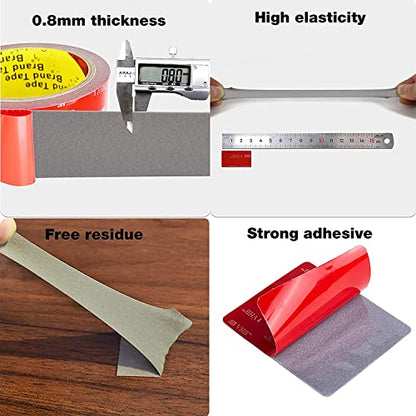 Hasaky Double Sided Tape Heavy Duty 20pcs 2in x 2in Mounting Tape Pad Sticker Strong Adhesive Tape Waterproof Foam Tape for Indoor and Outdoor - size: 20pcs 2in x 2in