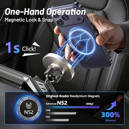 Phone Mount for Toyota RAV4 (2013-2018),15W Wireless Car Charger,Magnetic Phone Holder,Dashboard Hands Free Mobile Holder,360° Adjustable,2014 2015 2016 2017 RAV-4 Interior Accessories,New Car Gifts - size: Toyota RAV4 | 2013-2018