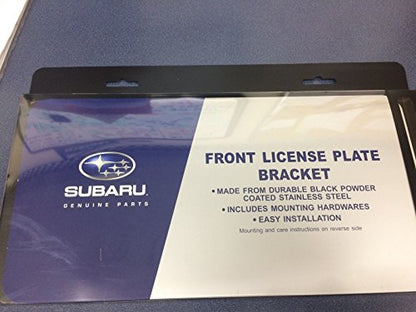 Subaru Front License Plate Bracket SOA342L171 for 2008-2026 Impreza Legacy Forester Outback Sti WRX Crosstrek Solterra BRZ Ascent Trailseeker Uncharted Genuine OEM