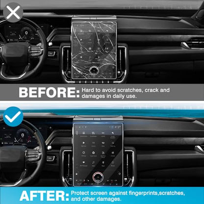 Karltys Upgrade Screen Protector 2025 2026 GMC Yukon 16.8-Inch [No Glare & Fingerprint] for Touchscreen Cover - size: 2025 2026 GMC Yukon